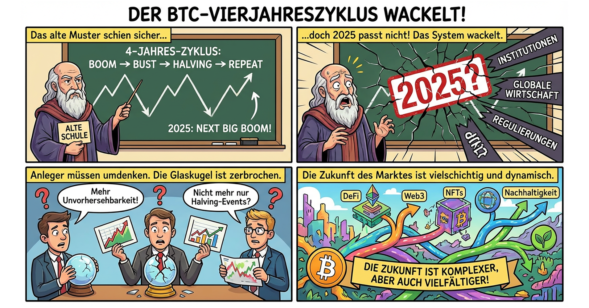 2025 als Wendepunkt: Das Ende des klassischen Bitcoin-Vierjahreszyklus