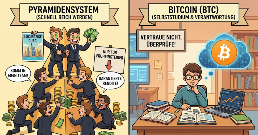 Schneeballsysteme und Bitcoin: Der entscheidende Unterschied