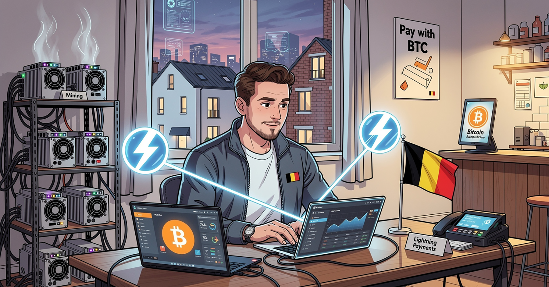 Bitcoin in Belgien: Mehr als nur BTC kaufen