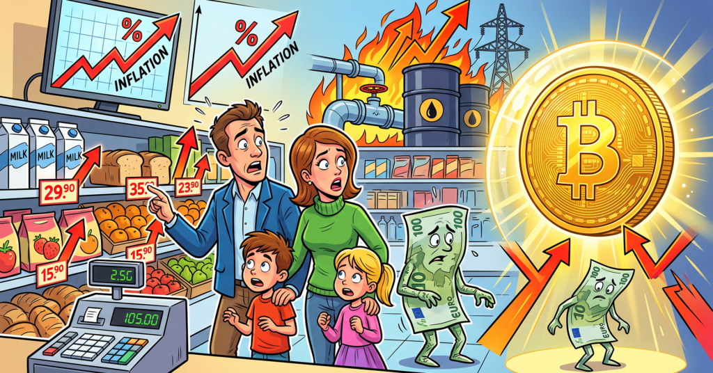 Inflation über 5 %: Bitcoin schützt deine Kaufkraft