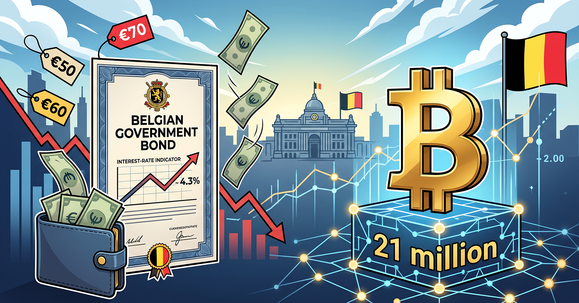 Belgische Anleihen: Zinsen, Inflation und Bitcoin erklärt